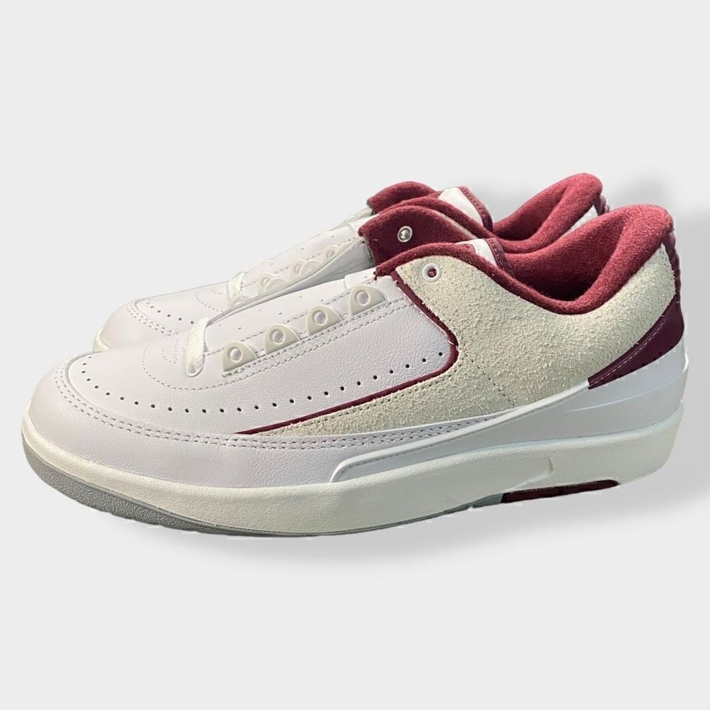 Nike Air Jordan 2 Retro Low "Cherrywood" White DV9956-103 Mens size 8.5 New